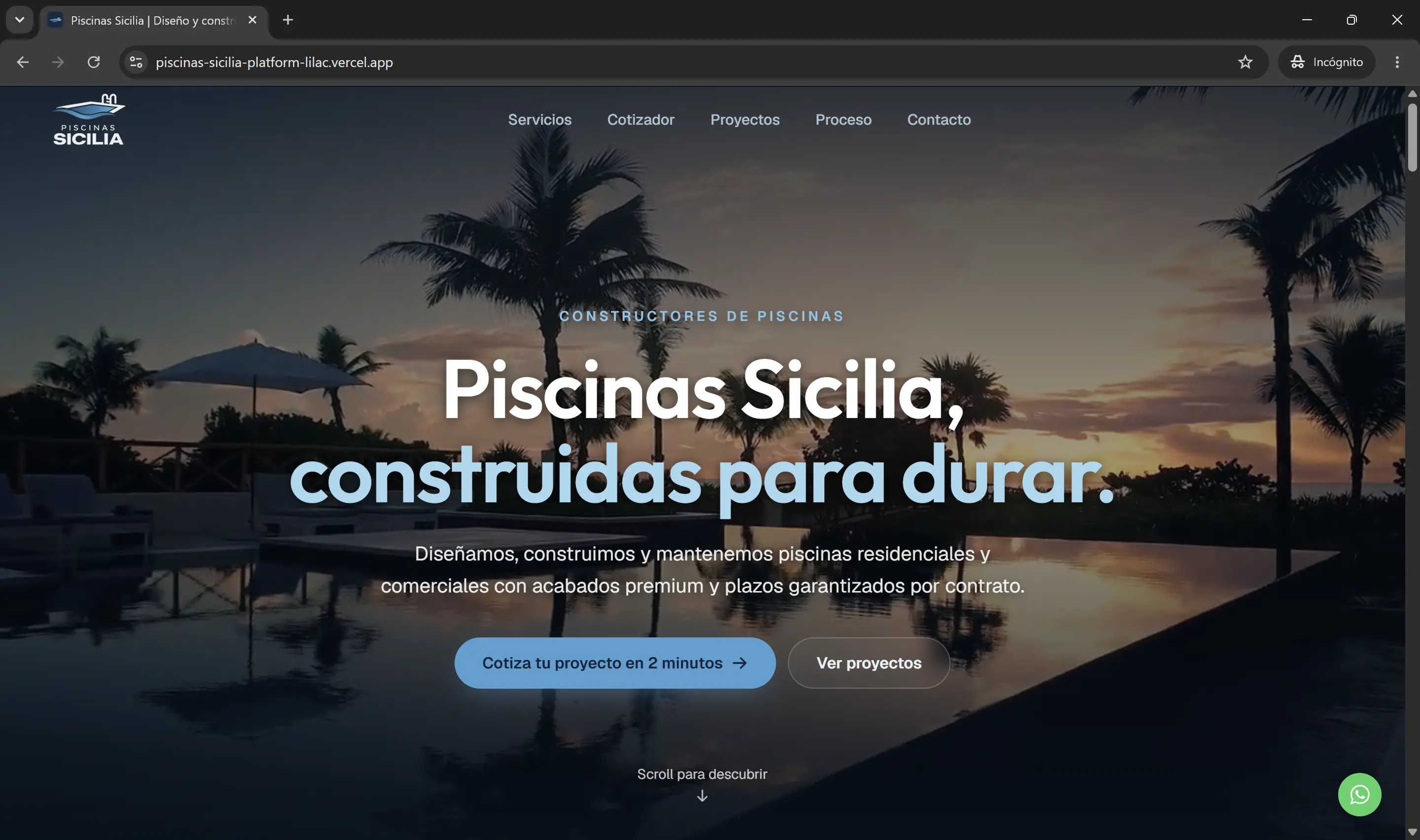 Piscinas Sicilia